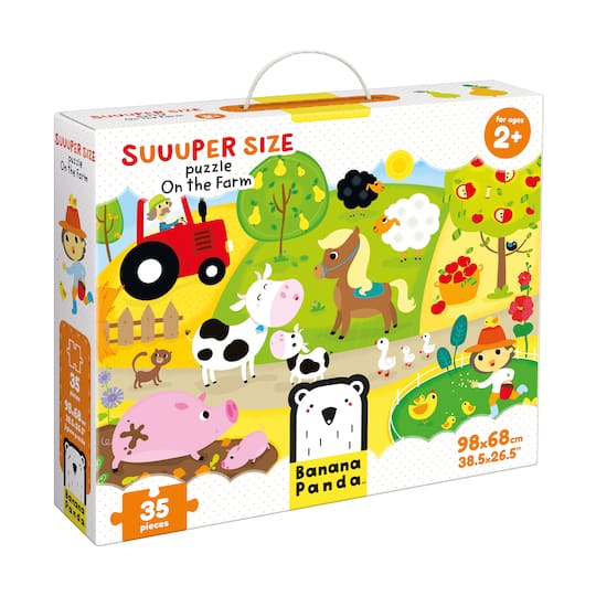 Banana Panda™ On the Farm Suuuper Size 35 Piece Puzzle